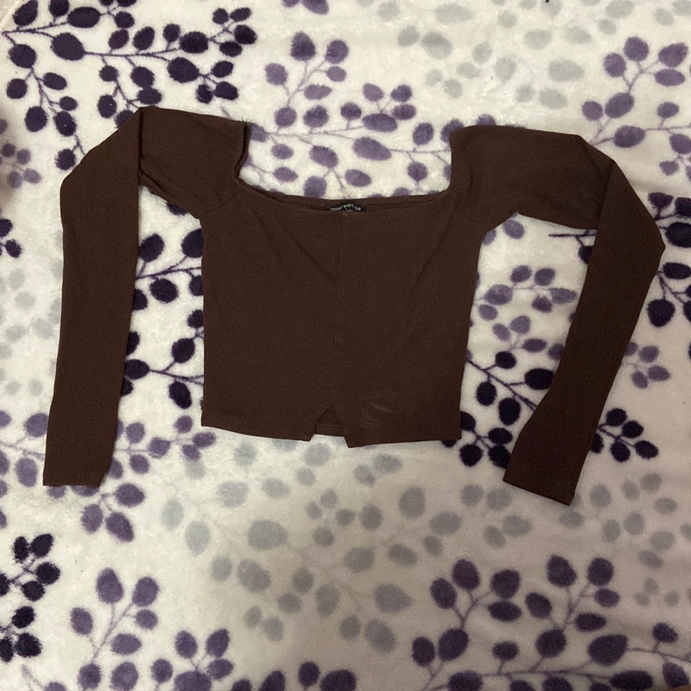 Women’s S Brown Crop Top